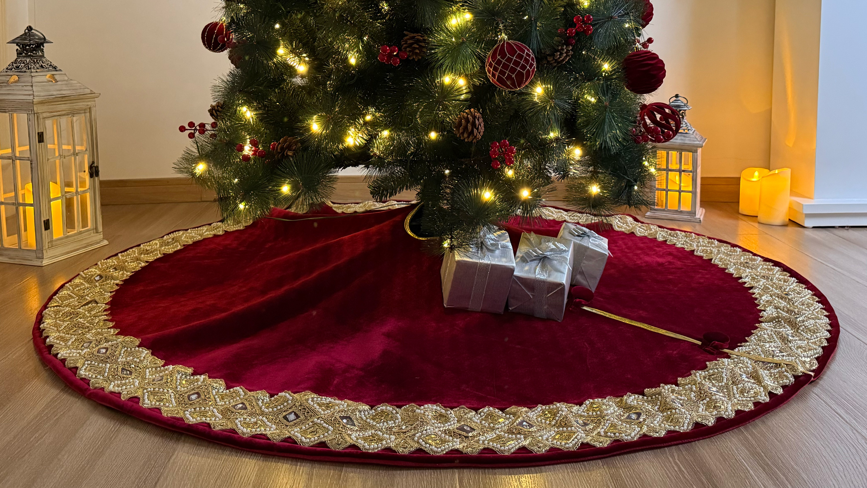 Amazon.com: Starry Dynamo 60-Inch Venetian Gilded Christmas